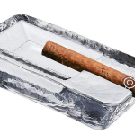 Handcrafted Glass Ashtray from Turkey