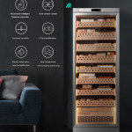 Raching Stainless Steel Series CT48A Humidor