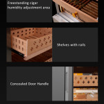 Raching Stainless Steel Series CT48A Humidor