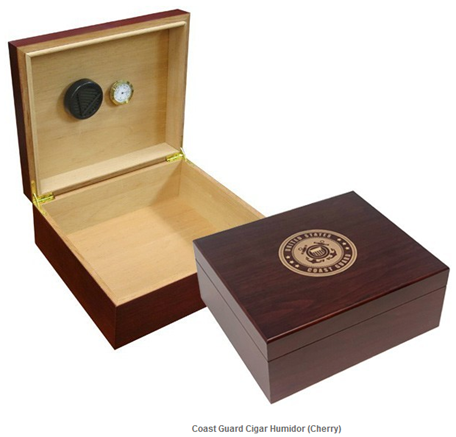 US Coast Guard Humidor (Cherry)