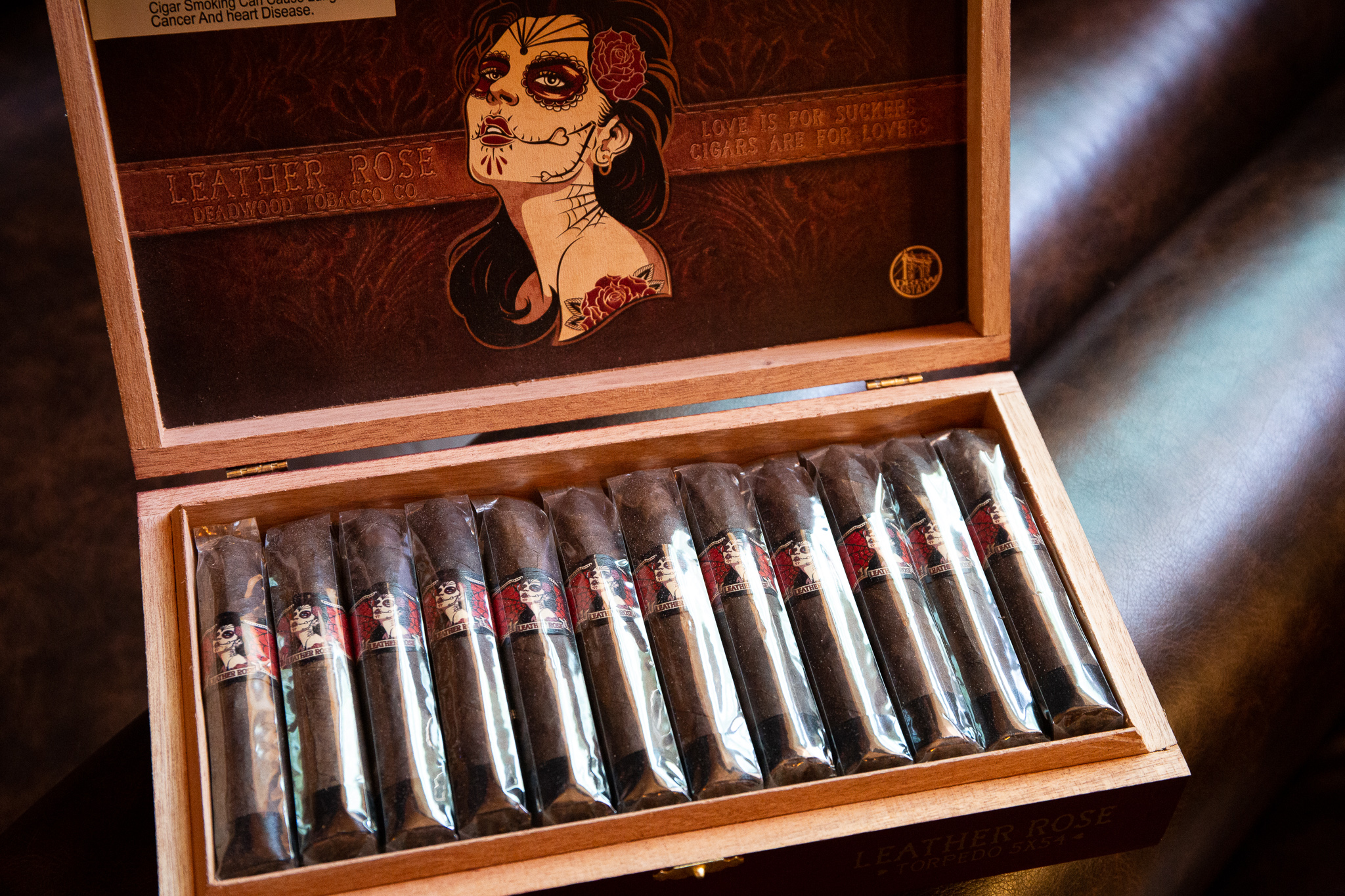 DEADWOOD by Drew Estate - Leather Rose Torpedo