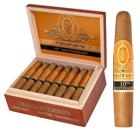 Perdomo Reserve 10th Anniversary Champagne Figurado Connecticut
