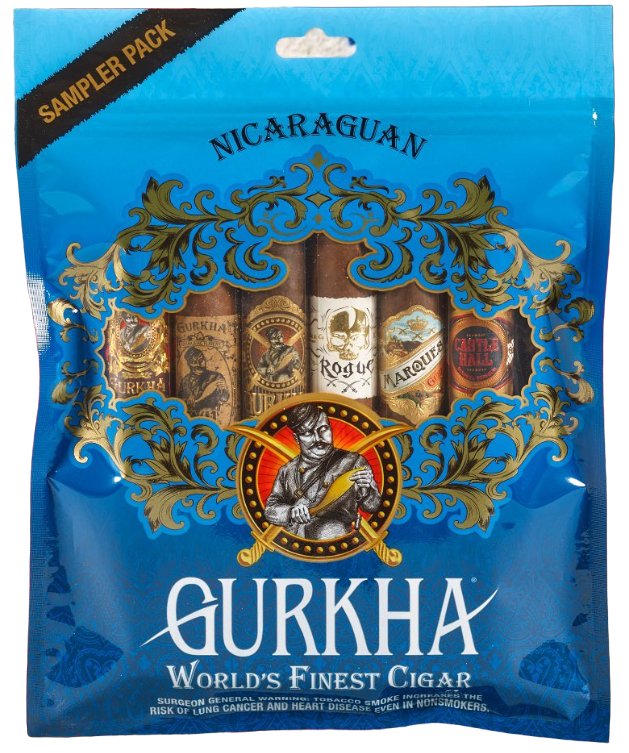 Gurkha NICARAGUA BLUE Sampler 6 Pack