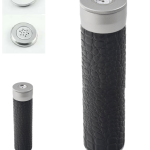 Cigar Tube with Hygrometer Crocodile