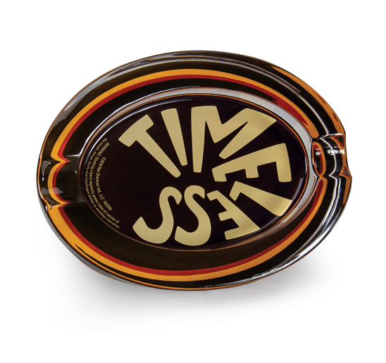 Ferio Tego Nat Sherman Timeless Supreme Oval Glass Ashtray