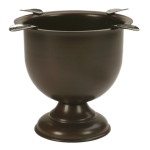 Stinky Cigar Tall Ashtray Antique Cherry Black