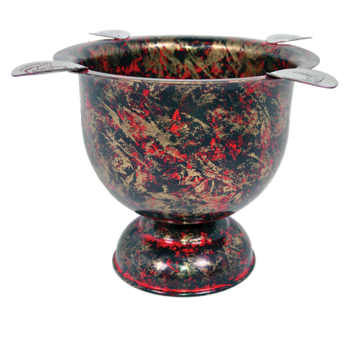 Stinky Cigar Tall Ashtray Antique Gold Black