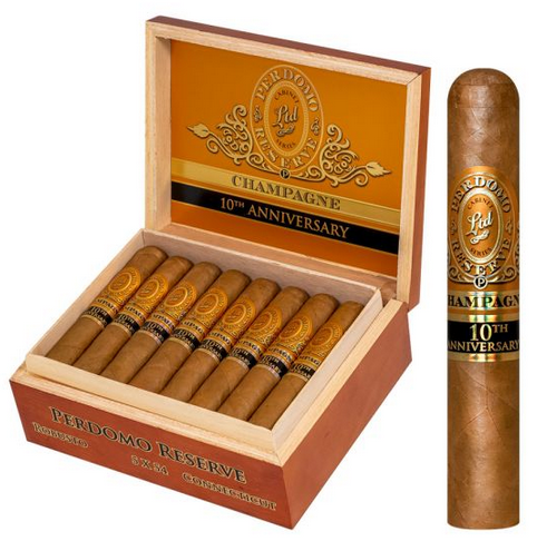 Perdomo Reserve 10th Anniversary Champagne Robusto Connecticut